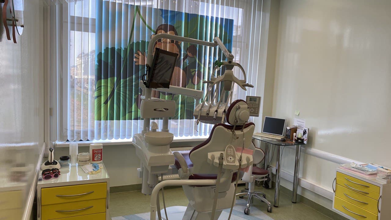 Детский стоматологический кабинет оборудован всем для лечения ваших детей